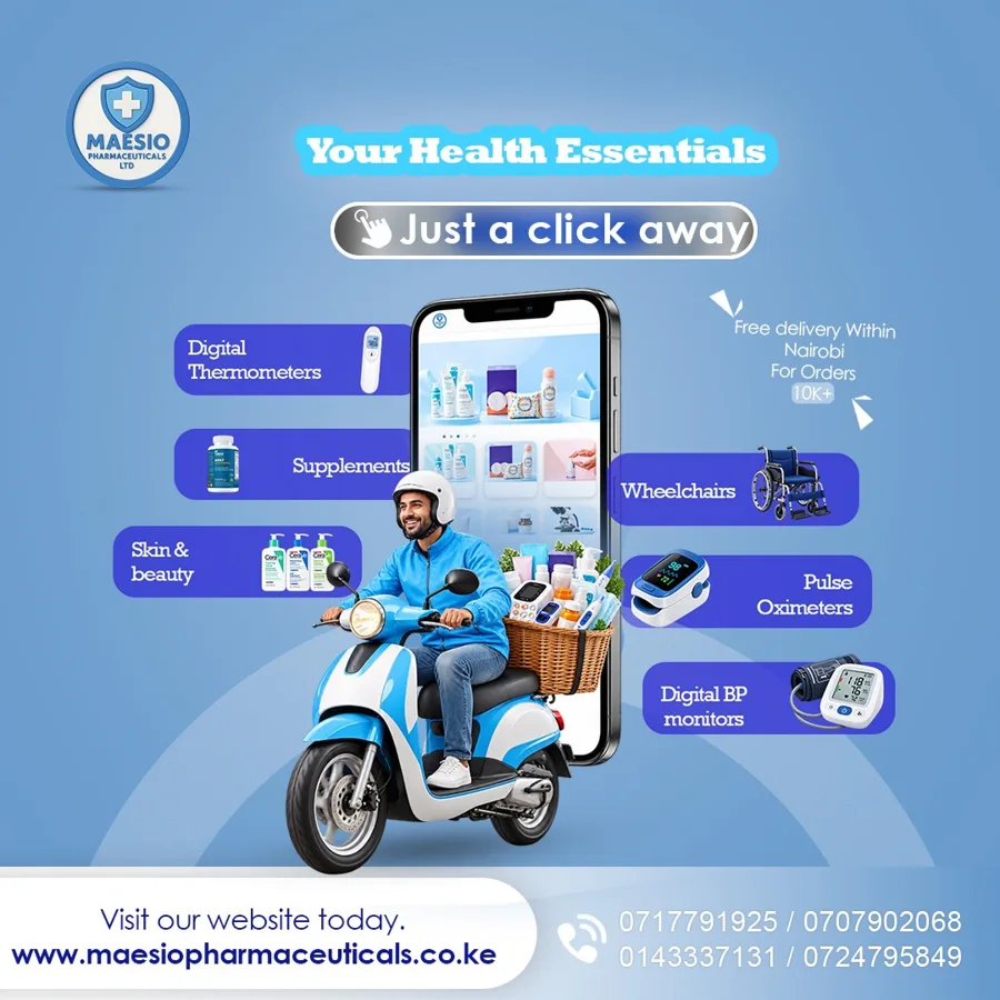 Maesio health essentials and delivery campaign
