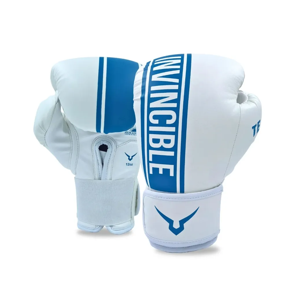 Boxing Gloves For Junior Blue With Invincible Print