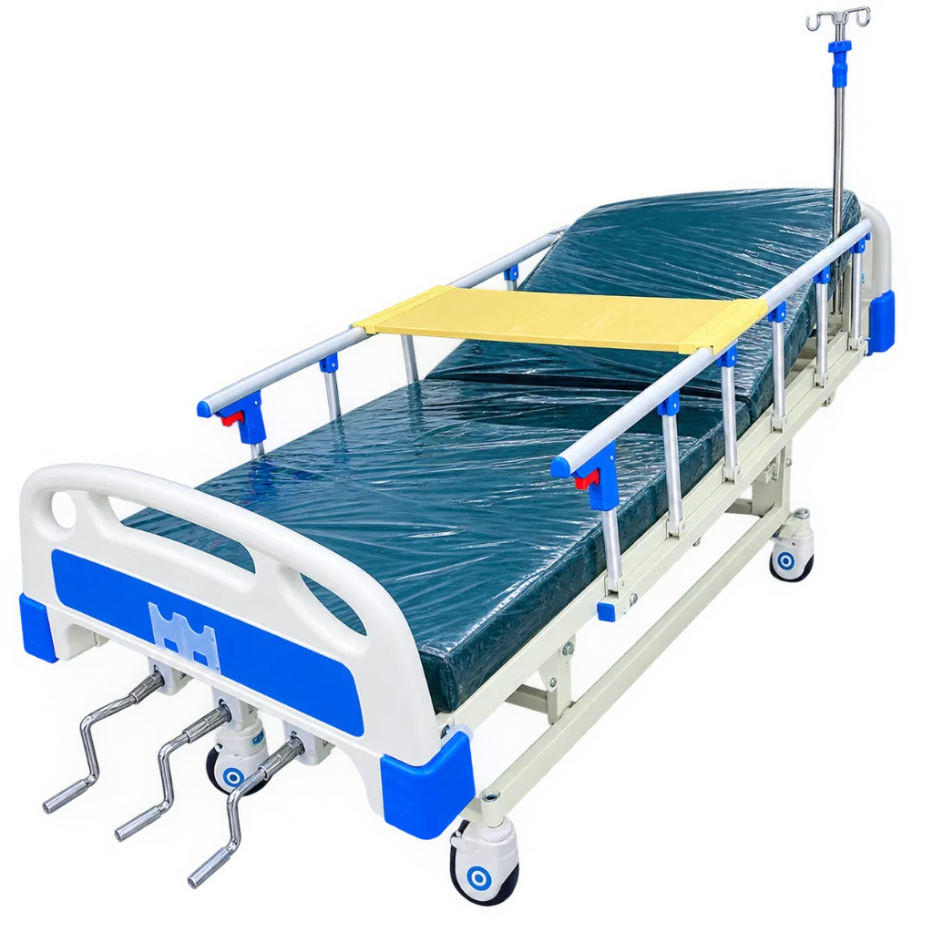 Three Crank Hospital Bed.webp