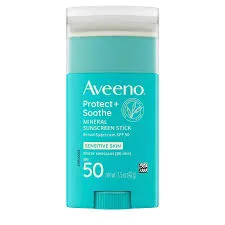 AVEENO PROTECT + SOOTHE MINERAL SUNSCREEN STICK SPF50