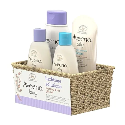 AVEENO BATH TIME SOLUTIONS BABY & ME GIFT SET