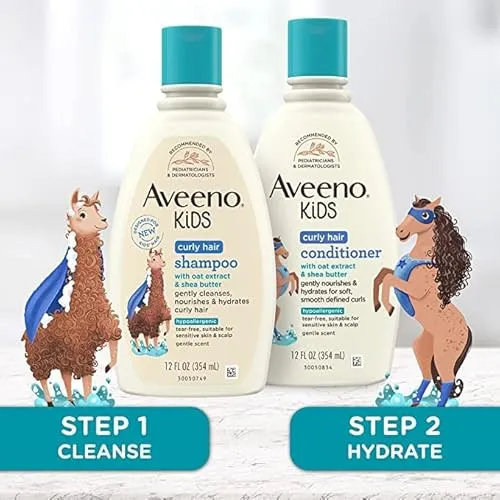 AVEENO KIDS CURLY HAIR SHAMPOO WITH OAT & SHEA BUTTER 354 ML