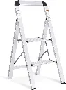 Household Aluminum Ladder; 2 Steps,