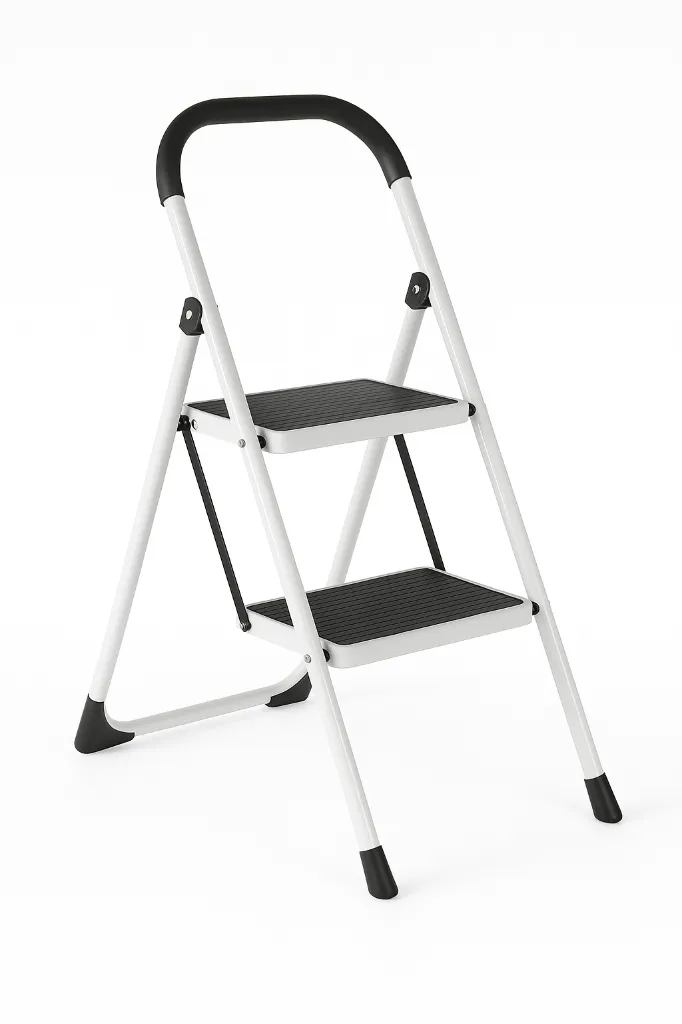Household Aluminum Ladder; 2 Steps,