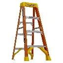 Fiberglass Double Side Step Ladder  Steps