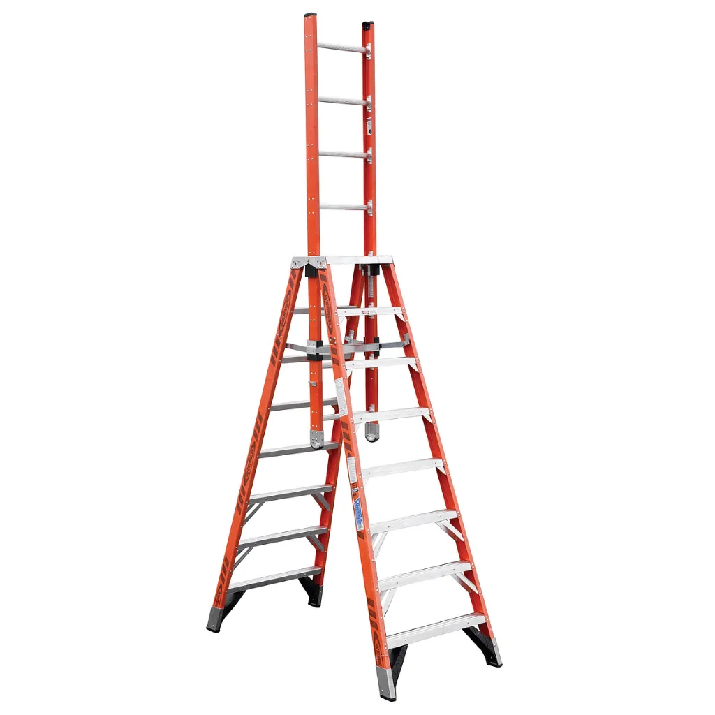 Aluminum Household Step Ladder 8 Step Extension