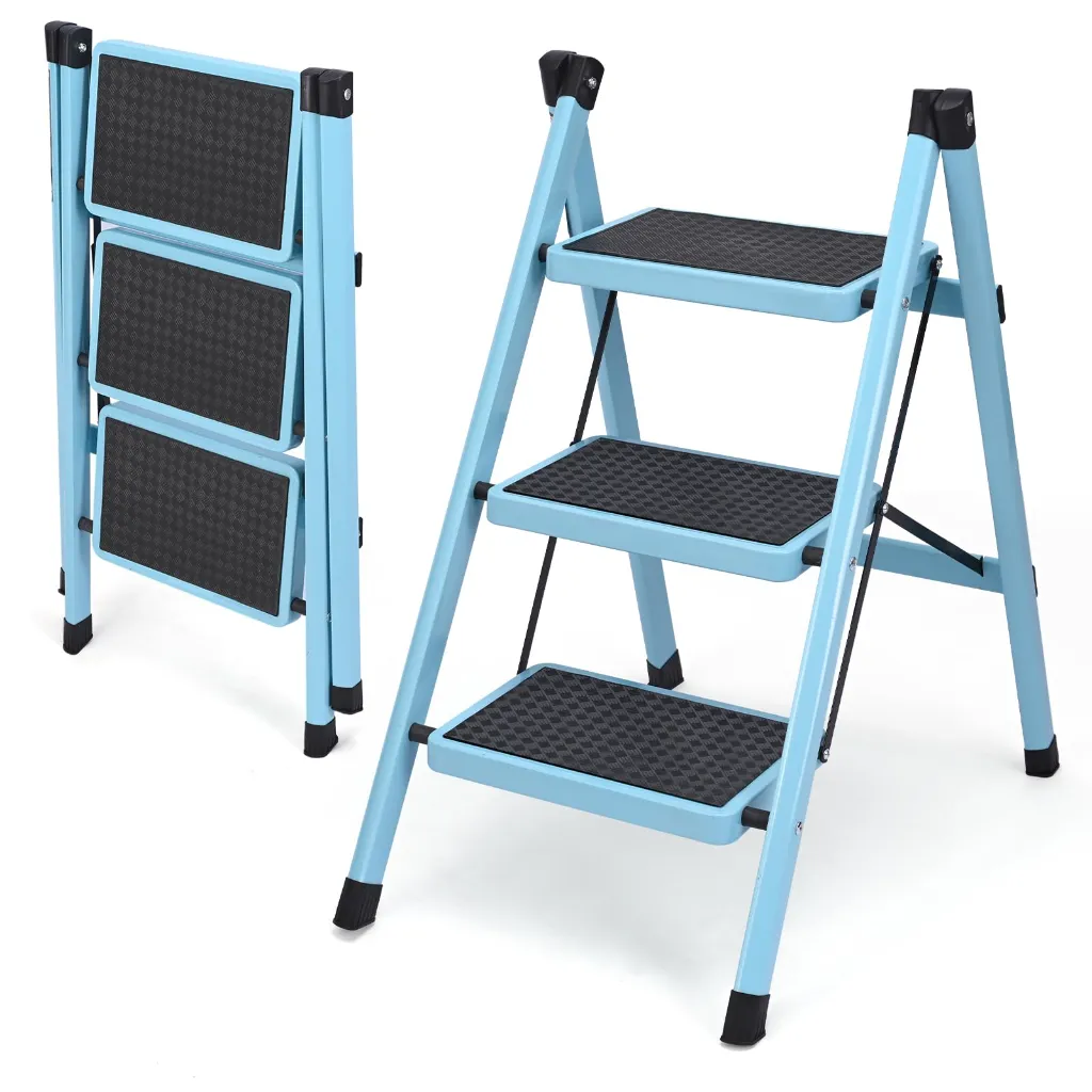 Aluminum Household Step Ladder 3 Step Extension