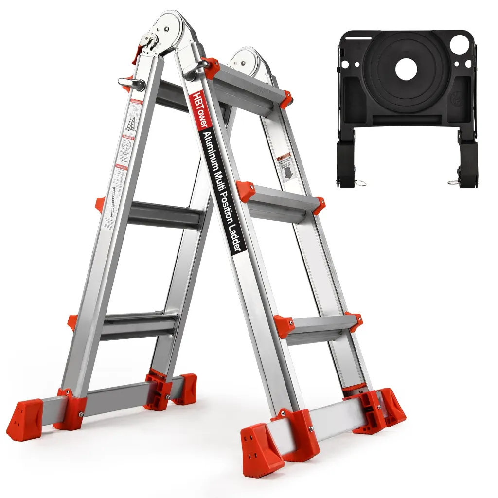 Aluminum Household Step Ladder 3 Step Extension