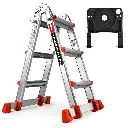 Aluminum Household Step Ladder 3 Step Extension
