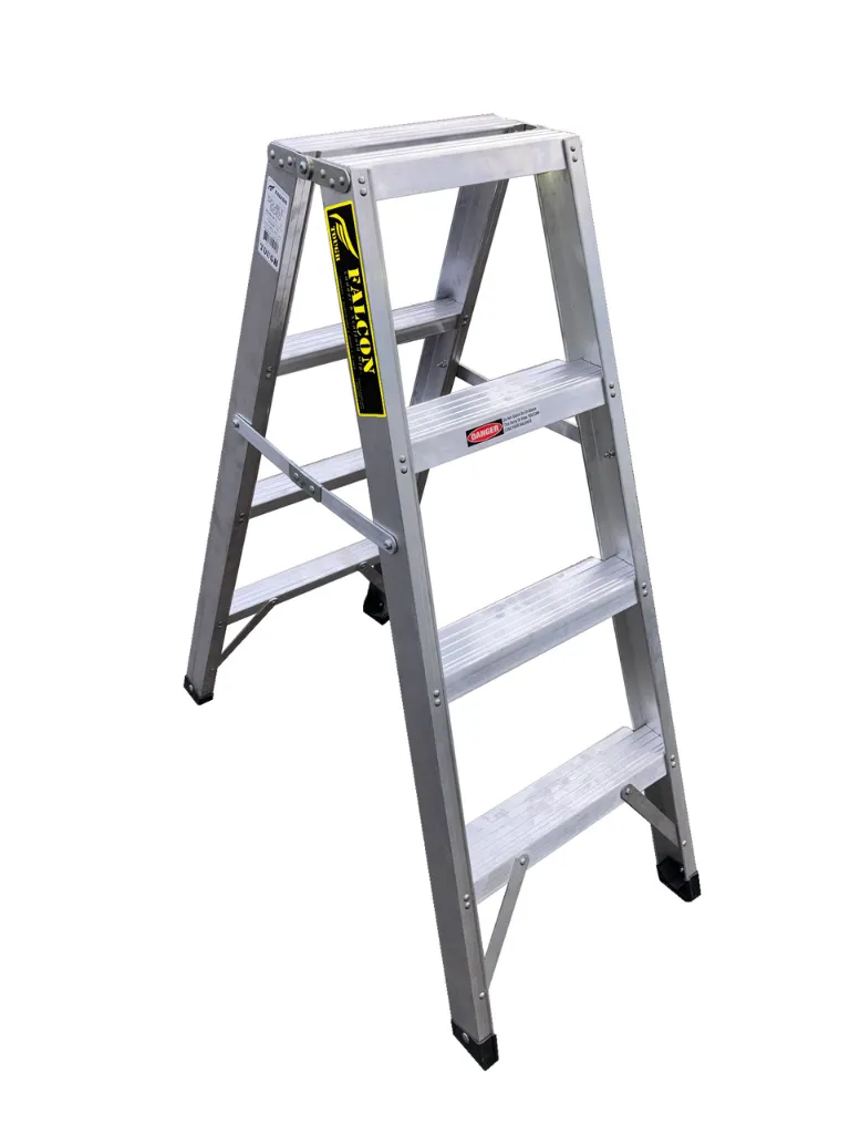 Aluminium Step Ladder Double Side 2*8 Steps Height 230cm