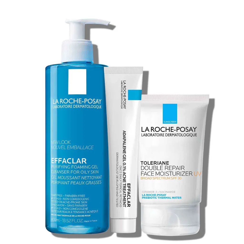 LA Roche- Posay(L'OREAL)  Effaclar Acne Routine Kit