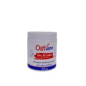 OatVeen Zinc & Castor Cream 225g (Zinc Oxide)