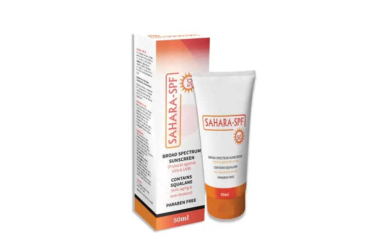Sahara SPF 50 Sunscreen 50ml ( moisturizing Anti-aging Sunscreen)