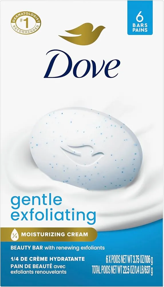 Dove Bar Soap Exfoliating 6*135G