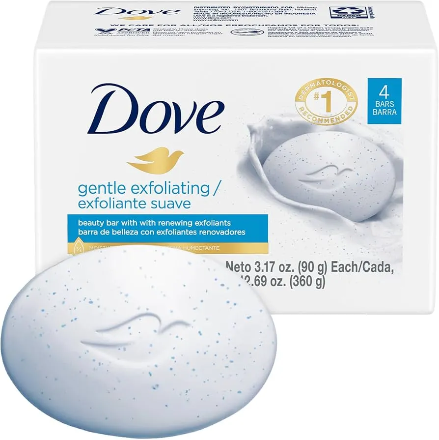 Dove Bar Soap Exfoliating 6*90G