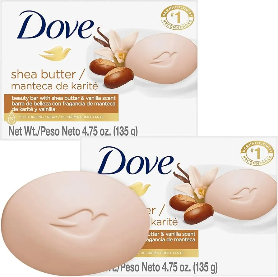 Dove Bar Soap Shea Butter Pampering 6*135g