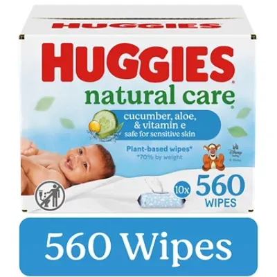 Huggies Baby Wipes N Care 2+1(56*3)Blue