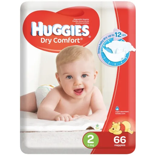 Huggies Dry Comfort S2 4*64's
