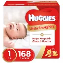 Huggies Pure & Natural S1 New Born 6*32's