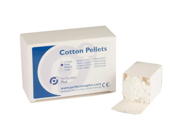 Cotton Pellets – Highly Absorbent & Convenient for Medical and Dental Use