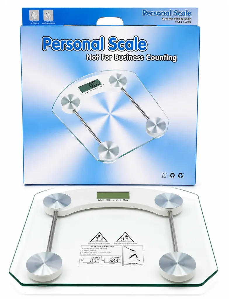 Digital Bathroom Scale – Adult | Accurate Body Weight Monitoring