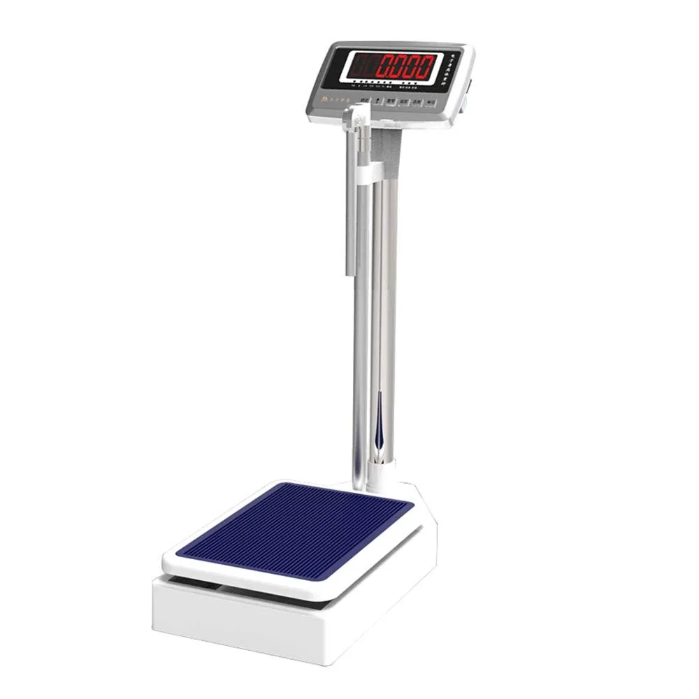 Digital height and weight scale with BMI