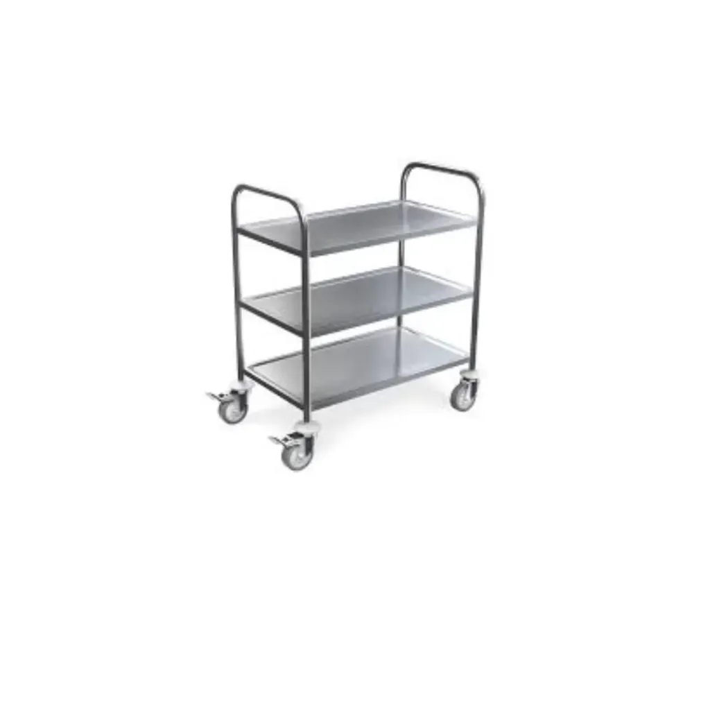[1450] Food Trolley – 3 Shelves | Stainless Steel, Durable & Designed for Efficient Meal Service