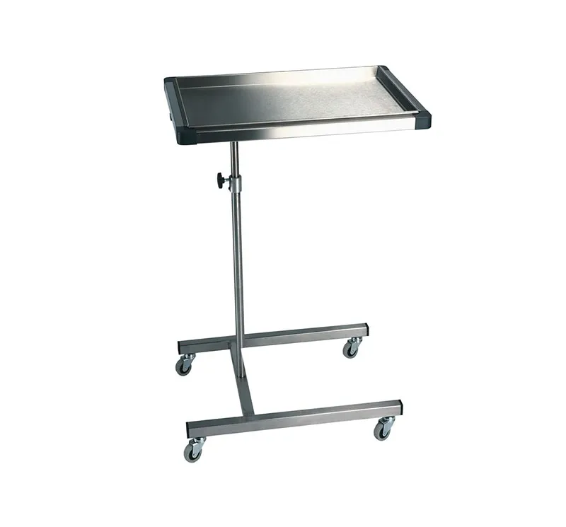 [2376] Mayo Trolley – Small | Compact Stainless-Steel Instrument Stand for Clinical Procedures
