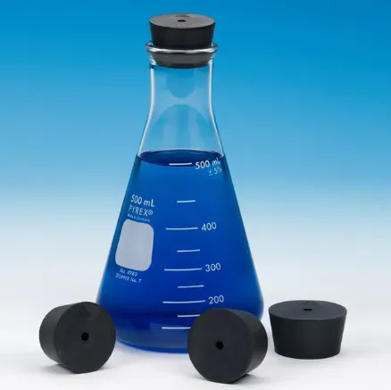 [3478] Rubber Stopper No. 13 for Conical Flask – Laboratory Grade, Secure & Chemical-Resistant