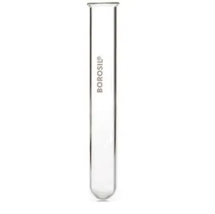 [4048] Borosil Test Tube with Rim – 15×125 mm | High-Strength Borosilicate Glass Laboratory Tube