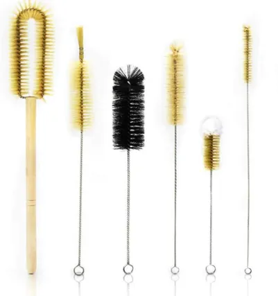 Brosse pour burette – Nettoyeur long, flexible et à poils doux pour burettes de laboratoire