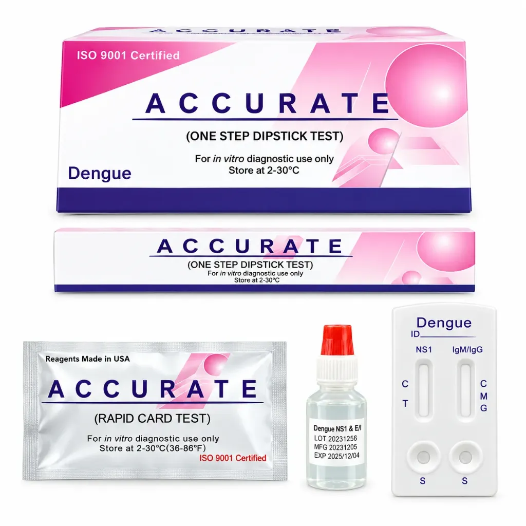 Kit Rápido de Teste Dengue NS1 IgG/IgM – Teste Rápido de Triagem da Dengue