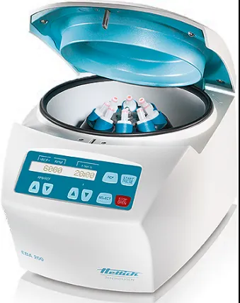 [1047] Centrifuge numérique Hettich – 8 tubes | Centrifugeuse de laboratoire de haute précision allemande