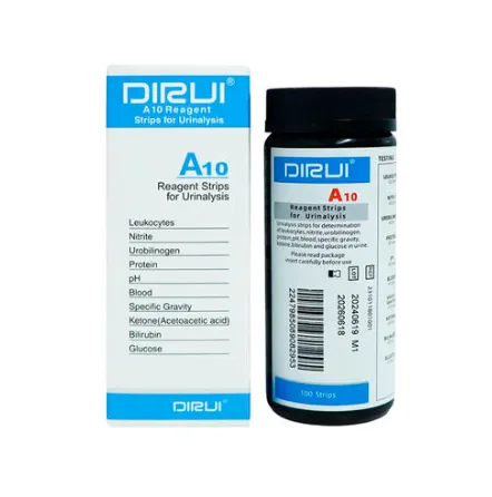 DIRUI® Urine Reagent Strips – 100 Tests