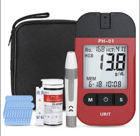 [1638] Bandelettes Hémoglobine PH01 (URIT) – Bandelettes de test d'hémoglobine haute précision pour analyseurs URIT