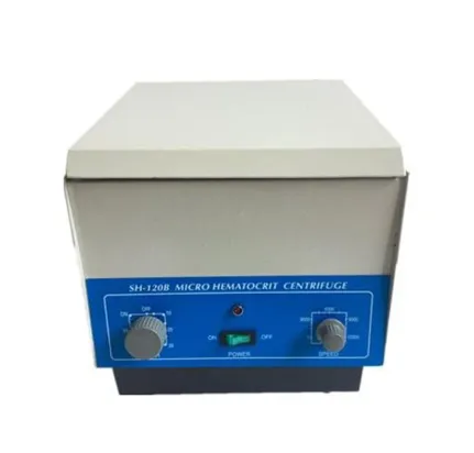 [1666] Hematocrit Centrifuge SH-120 – High-Speed Micro Hematocrit Analyzer for Accurate Packed Cell Volume