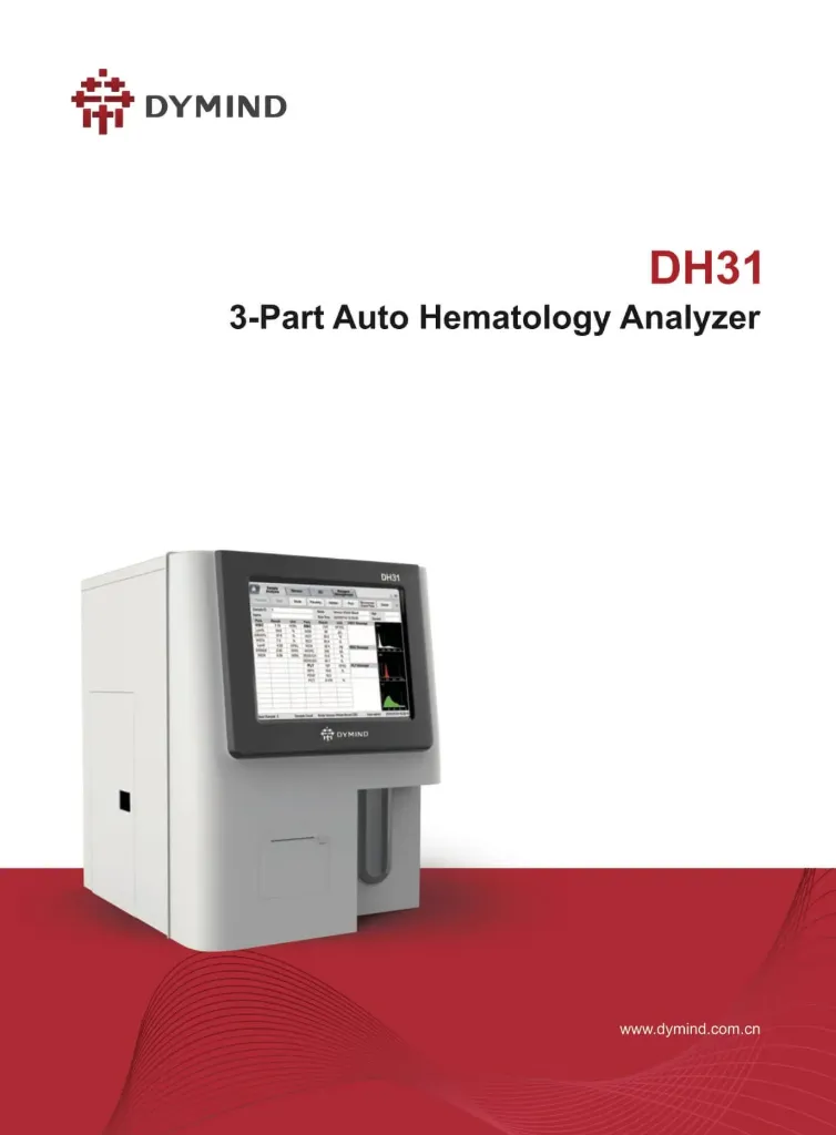 Dymind DH31 Hematology Analyzer | 3-Part CBC Analyzer