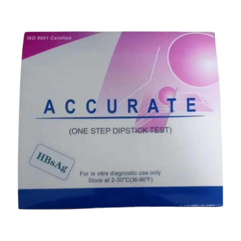 Hepatitis B strips( HbsAg) 50's Accurate