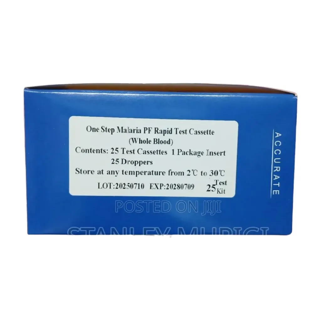 [2315] Accurate Malaria Rapid Diagnostic Test (MRDT) – One Step Dipstick Test | Pack of 25 Tests | ISO 9001 Certified