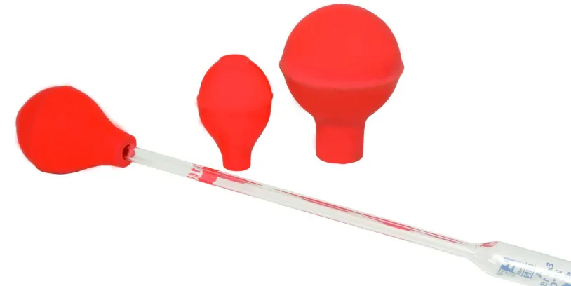 [3191] Poire à pipette 25 ml – Poire d'aspiration manuelle en caoutchouc pour aspiration sécurisée de liquides