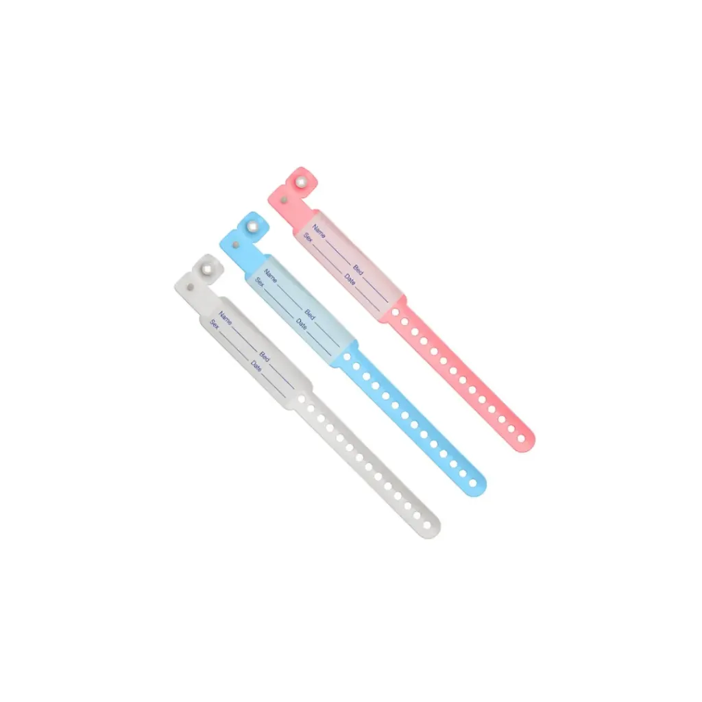 Paediatric Identification Bands 100’s – Disposable Patient ID Wristbands for Children