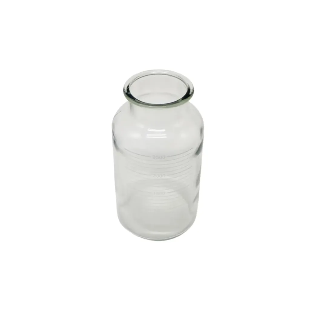 Suction Bottle Glass 2.5L Without Lid – Durable Medical Suction Collection Jar