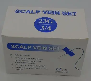 Scalp Vein Set G23 – Ultra-Fine Winged Infusion Set for Gentle & Precise Venipuncture