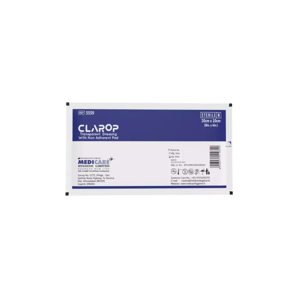 [4155] Non-Woven Wound Dressing with Non-Adherent Pad 10 × 25 cm (1’s)