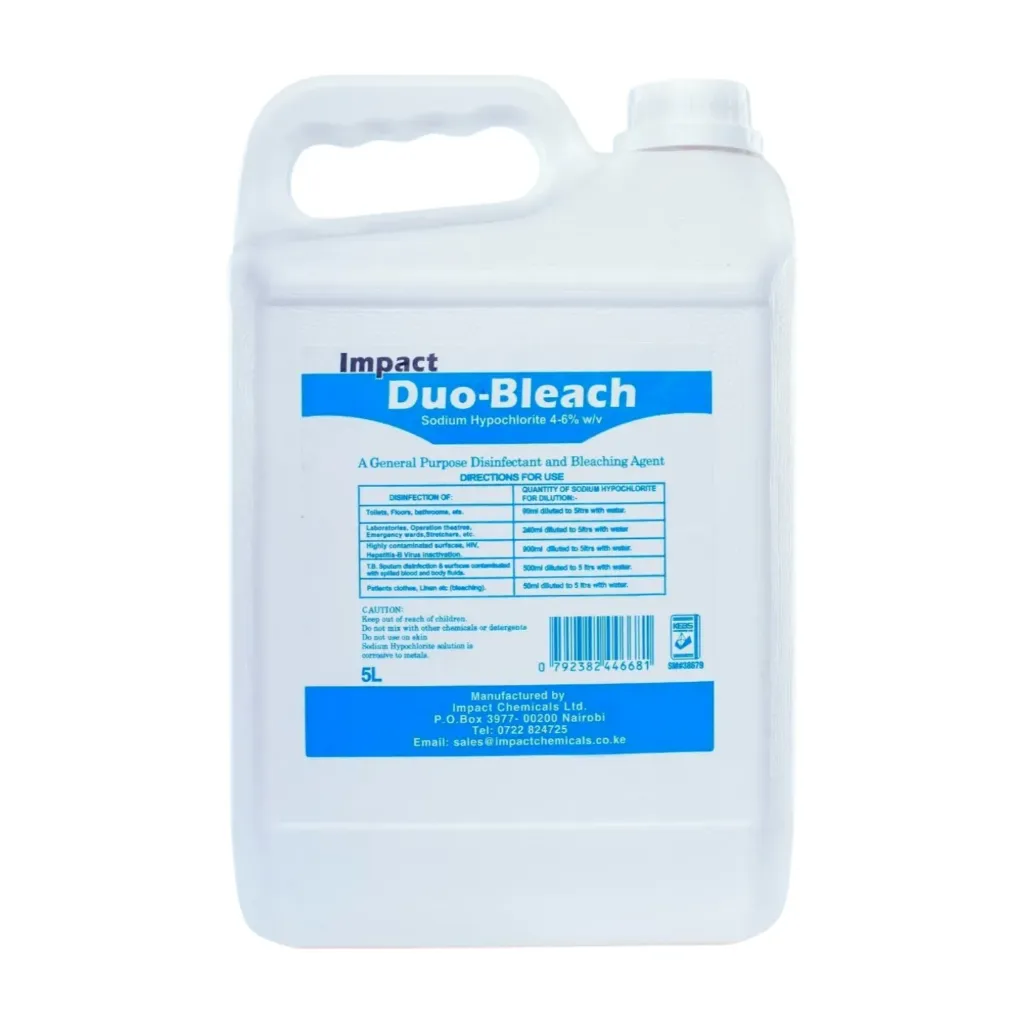 [3793] Sterile  disinfectant  solution 4-6% chlorine based 5litres