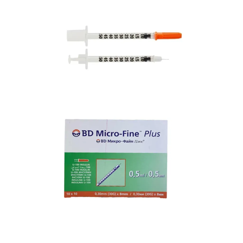 BD Insulin Syringes 0.5ml