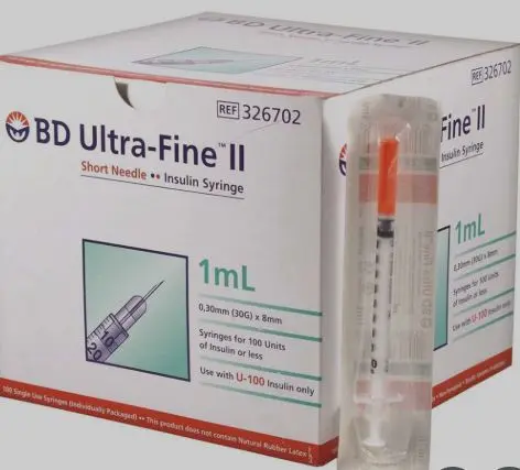 BD Insulin syringes 1ml