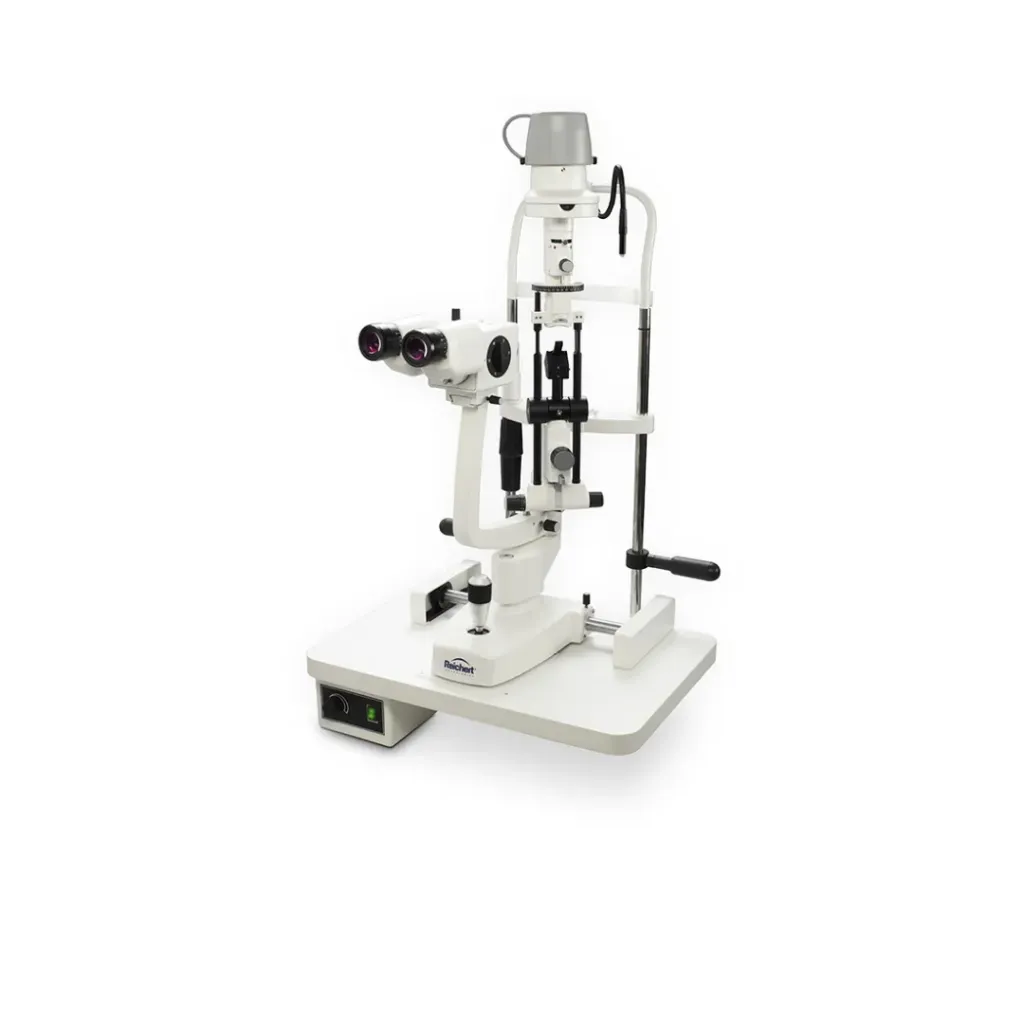 [3648] Lâmpada de fenda – Ampliação de 5 passos | Biomicroscópio oftálmico avançado para exame ocular detalhado
