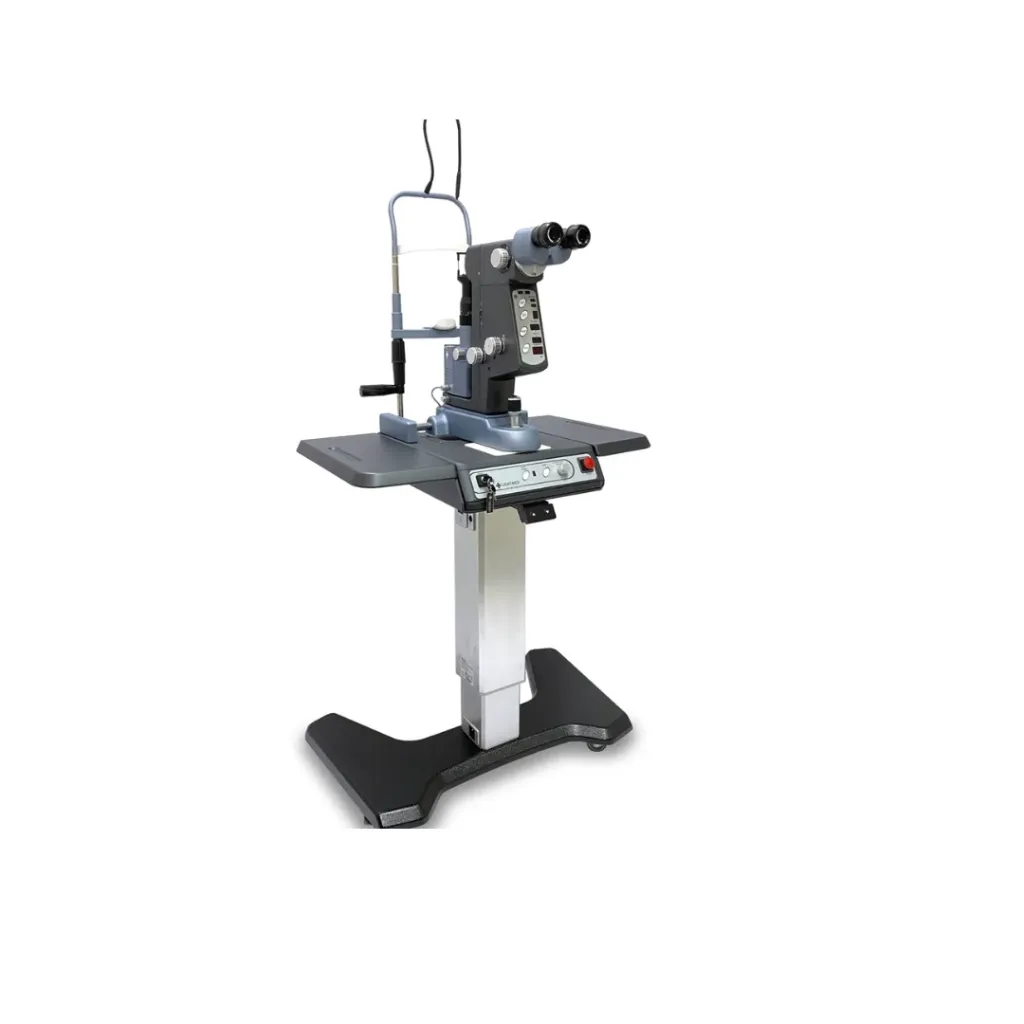 [3655] SLT Laser 208 com lâmpada de fenda, mesa motorizada e lente laser SLT