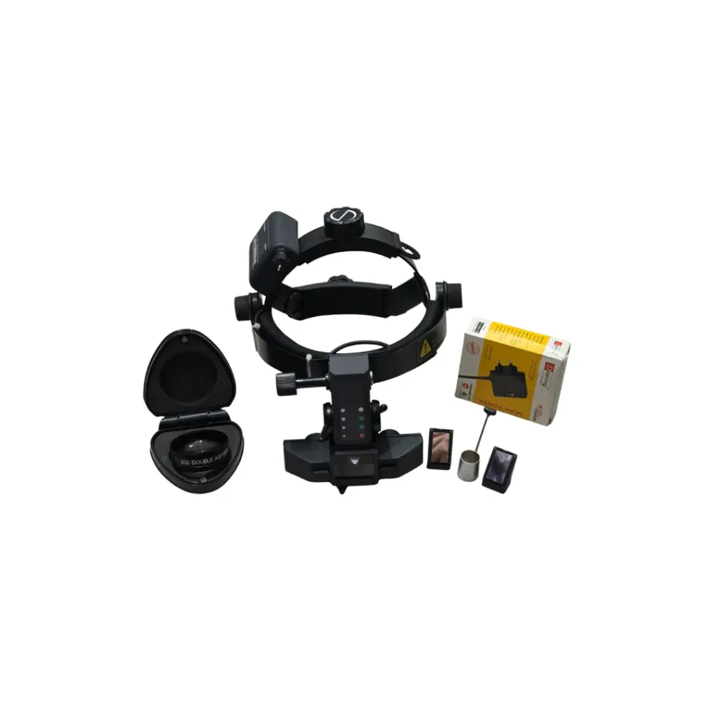 [4419] Ophthalmoscope sans fil avec chargeur – Système d'examen oculaire sans fil, haute clarté pour cliniques et pratique mobile